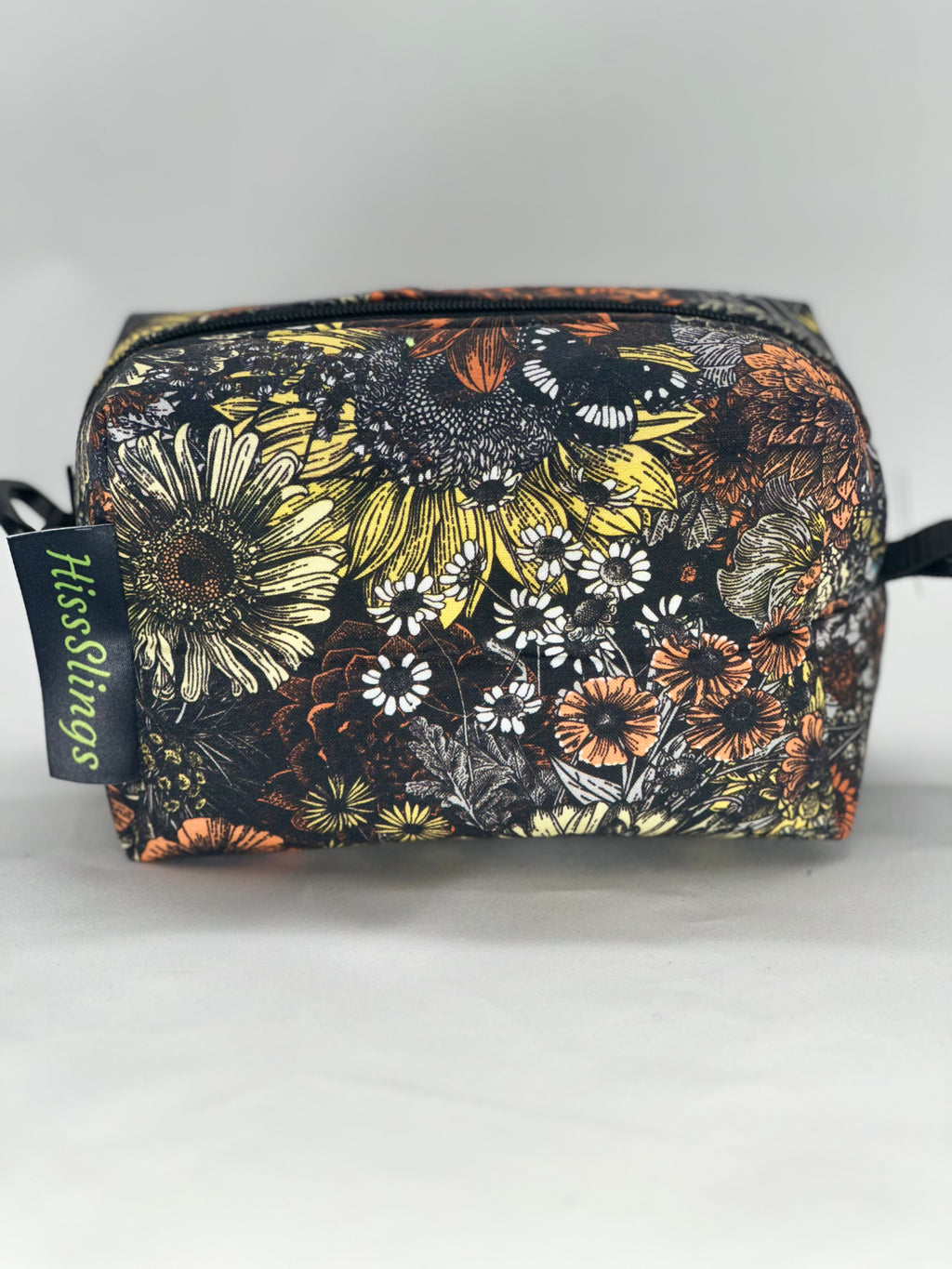 Med Hiss-sling On-The-Go Black & Orange Flowers