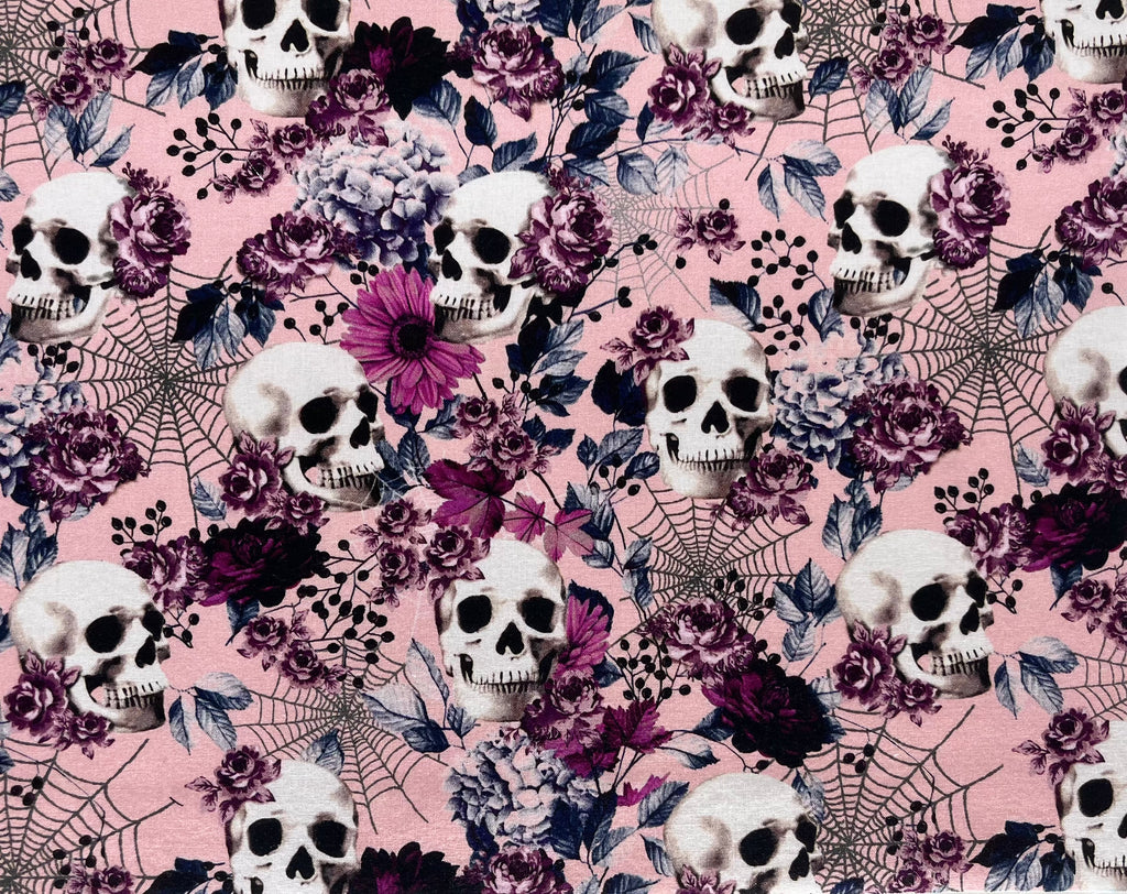 Med Hiss-Slings On-The-Go Pink Flower and Skull