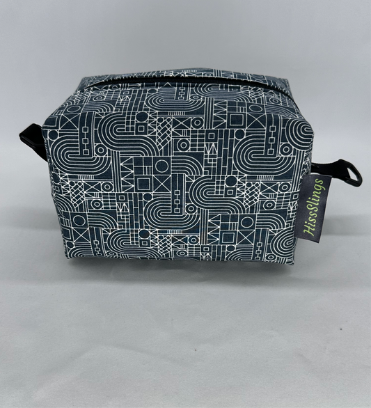 Lg Hiss-Slings On-The-Go Blue Geometric