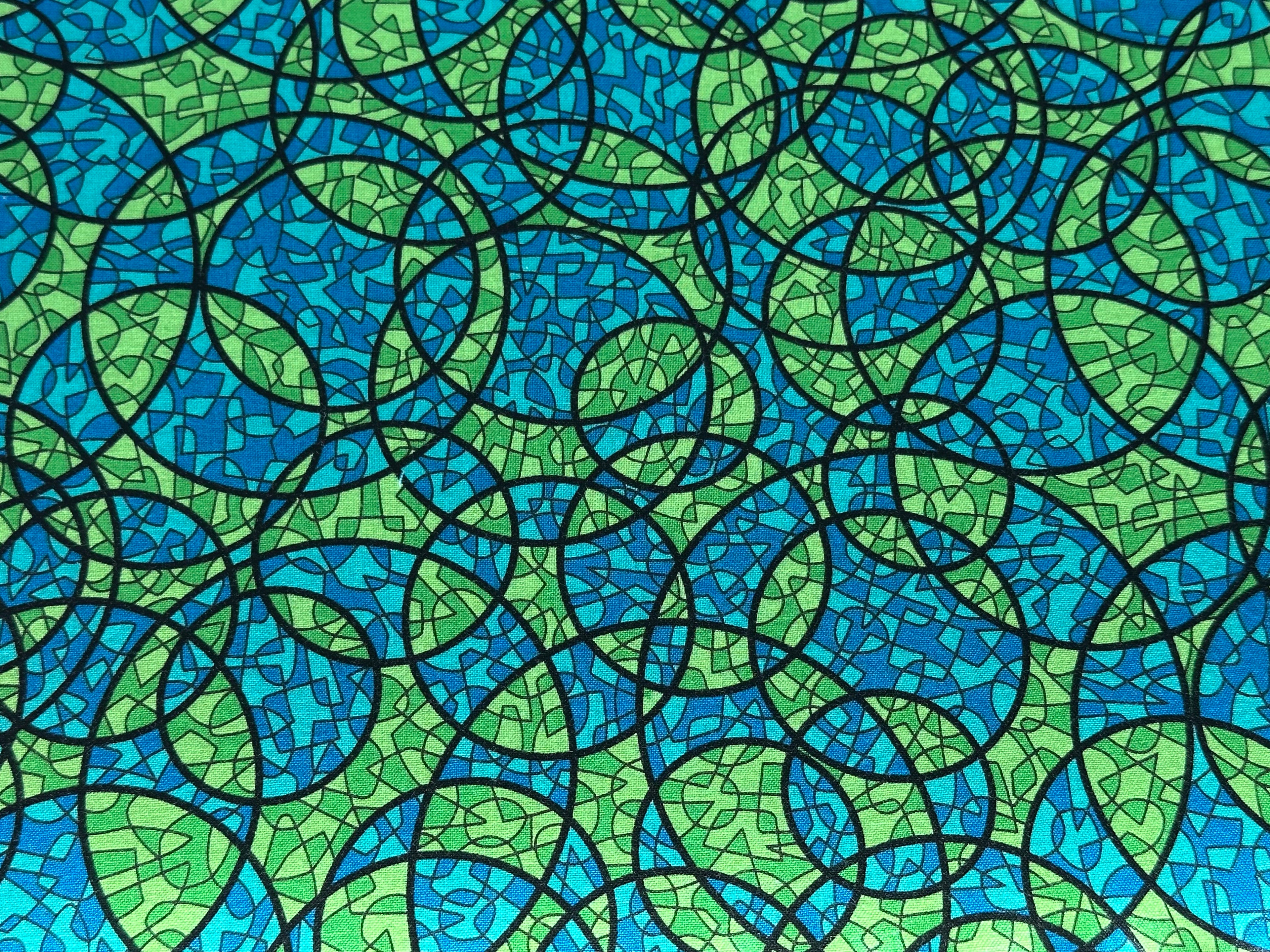 Med Hiss-Slings On-The-Go Green Abstract