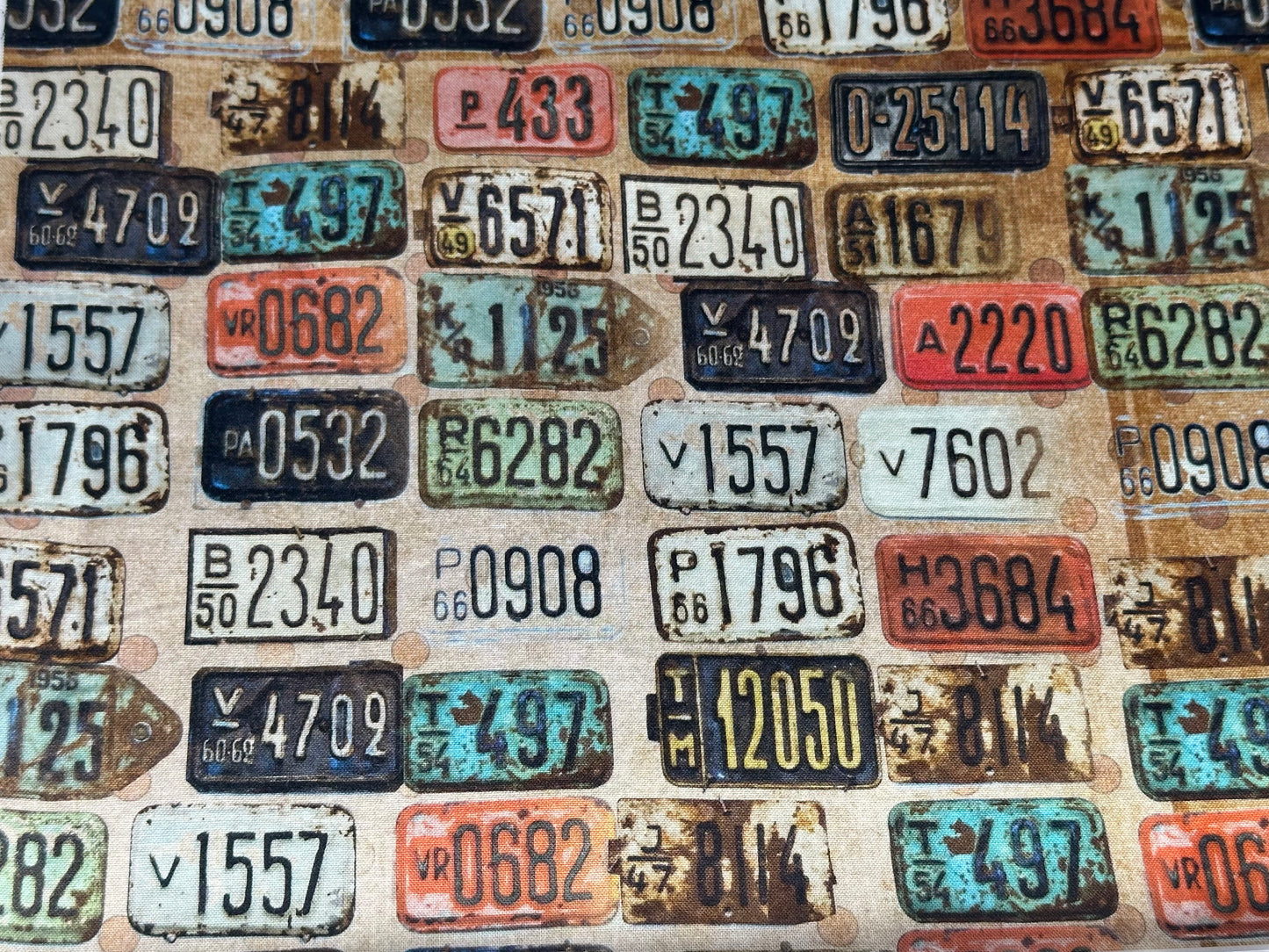 Lg Hiss-Slings On-The-Go Vintage License Plates