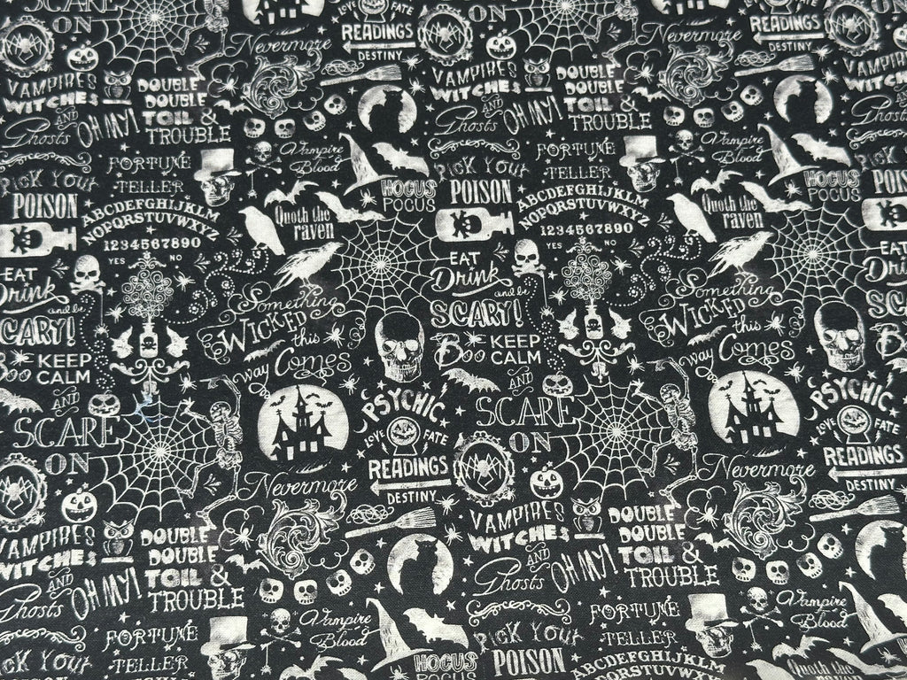 Med Hiss-Slings On-The-Go Black and White Halloween