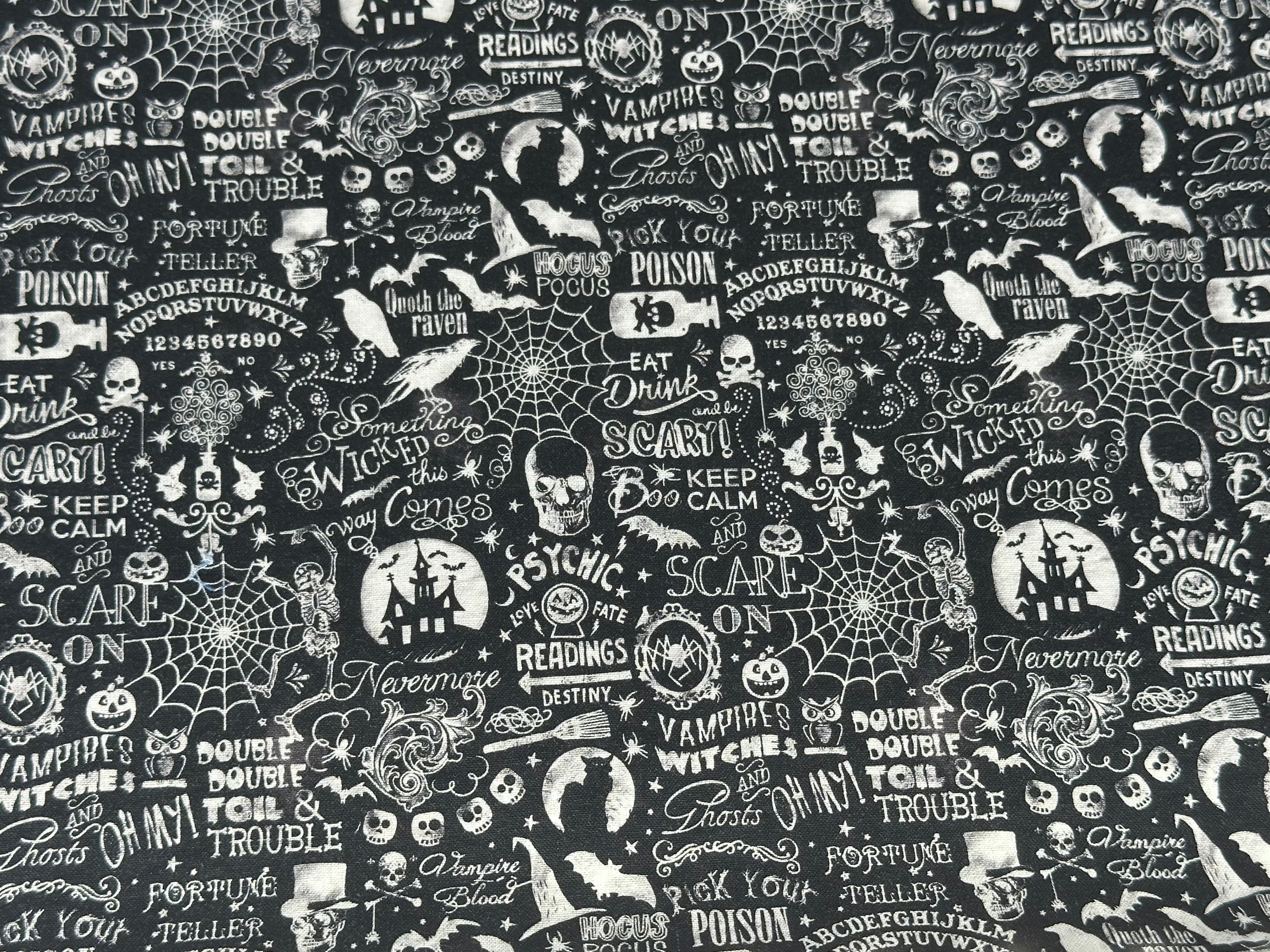 Med Hiss-Slings On-The-Go Black and White Halloween