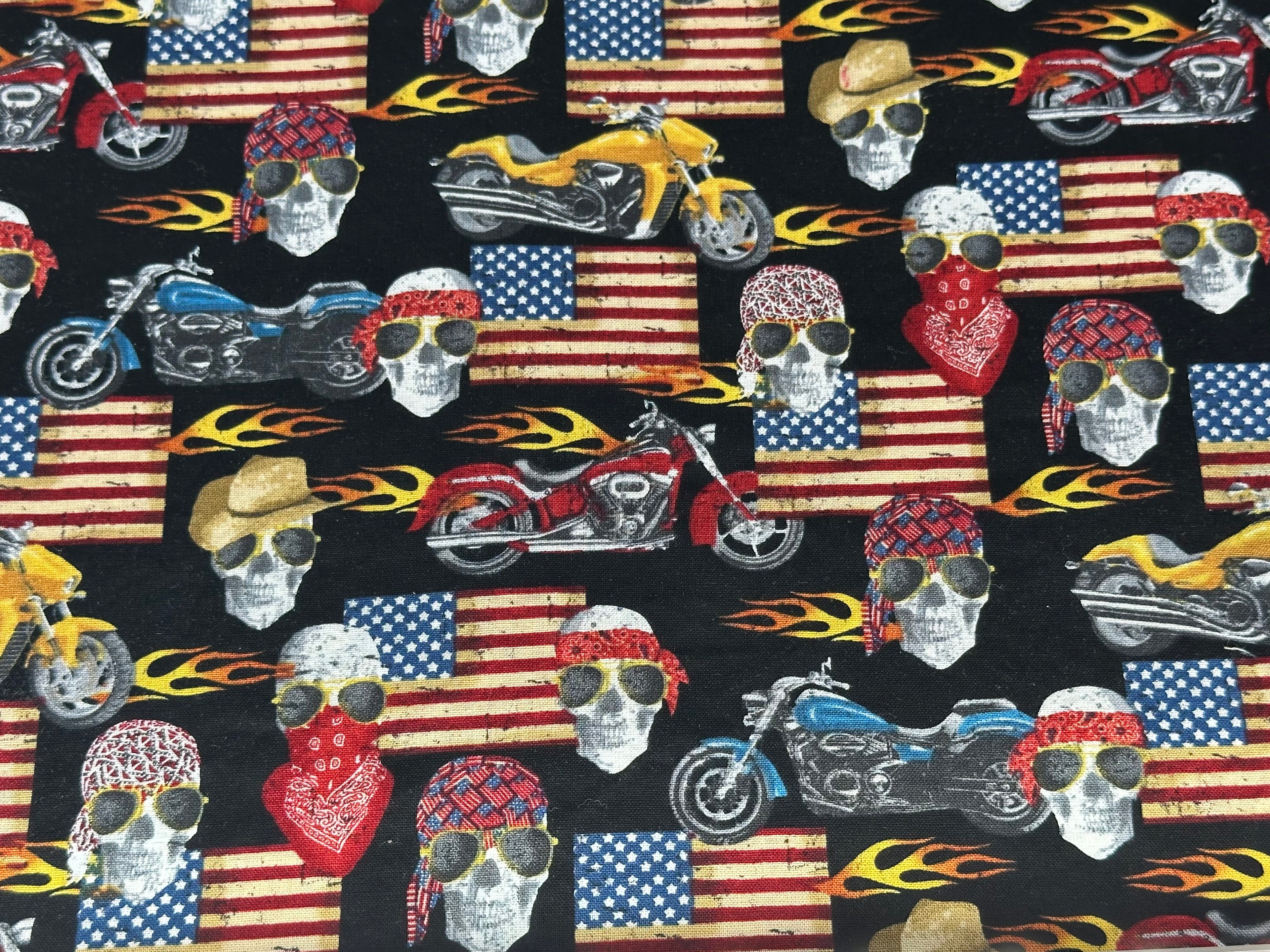 Med Hiss-Slings On-The-Go Patriotic Motorcycles