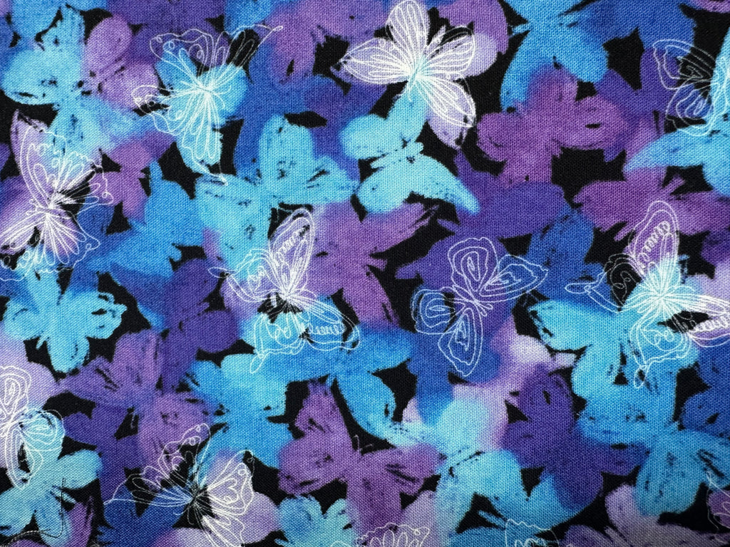 Hiss-Slings On-The-Go Blue & Purple Butterflies
